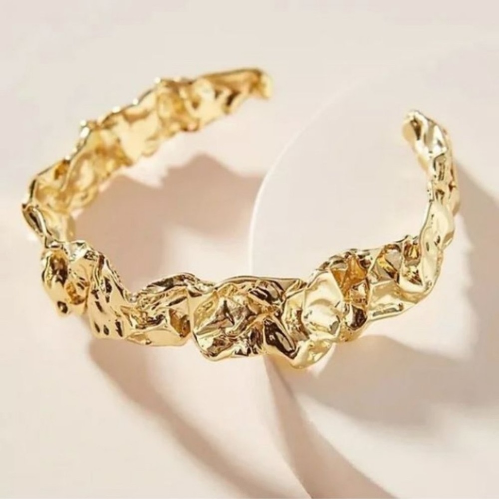Amber Sceats 24K Gold Plated Emery Cuff